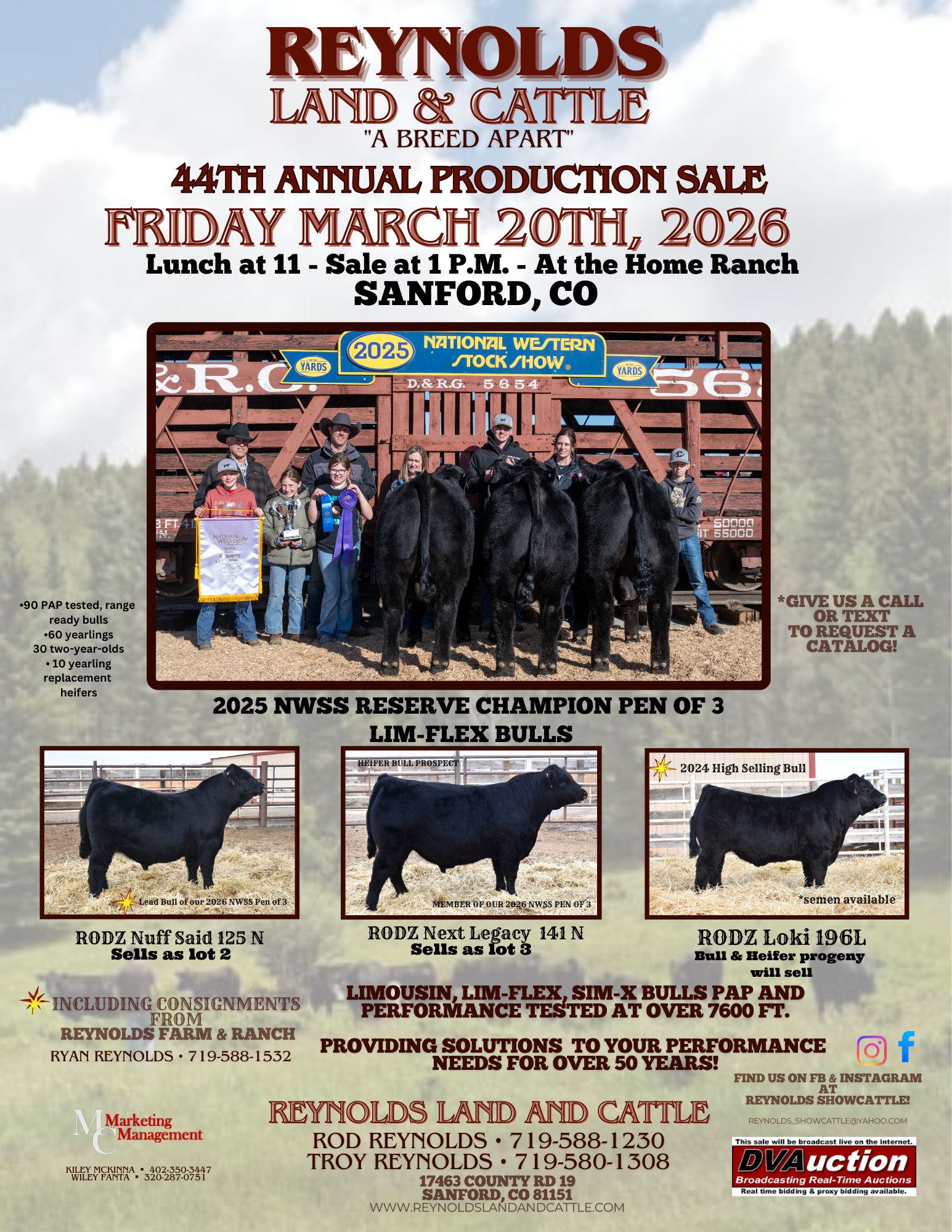 For Sale – Reynolds Land & Cattle